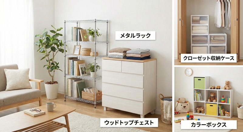 アイリスオーヤマの収納家具の買取